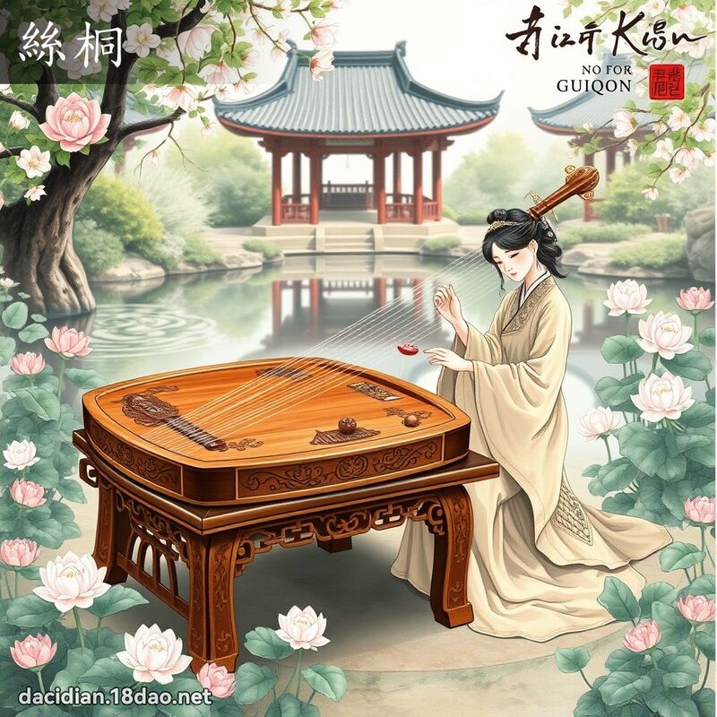 絲桐 - 國語大辭典配圖