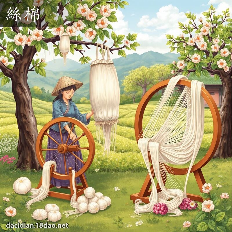 絲棉 - 國語大辭典配圖