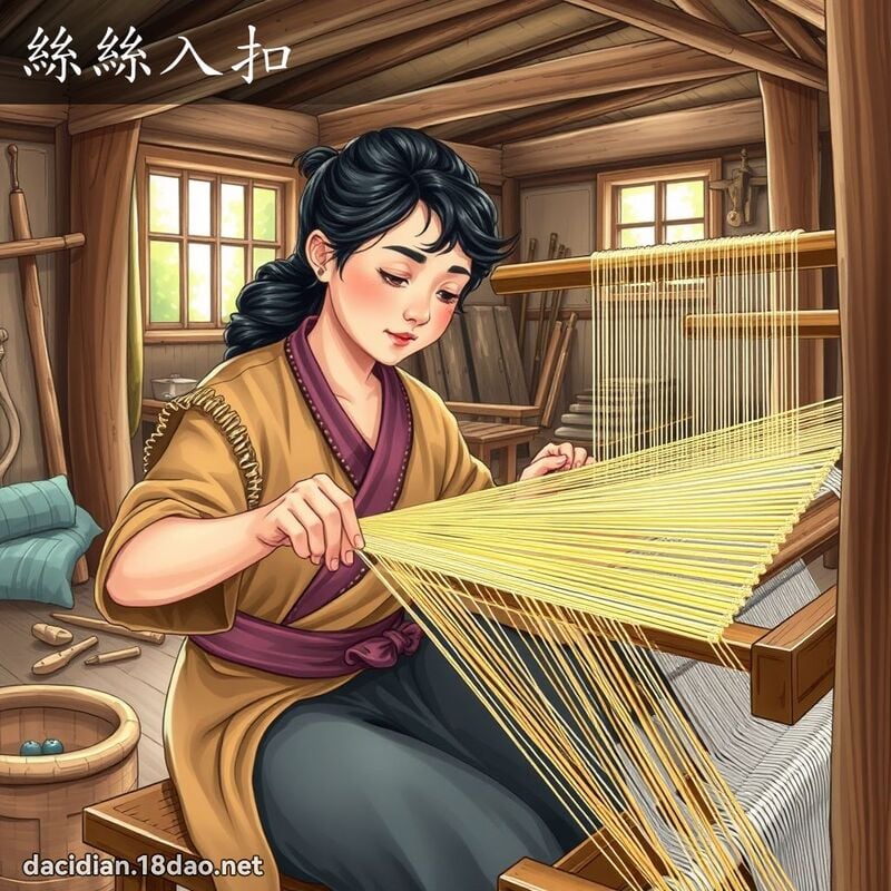 絲絲入扣 - 國語大辭典配圖