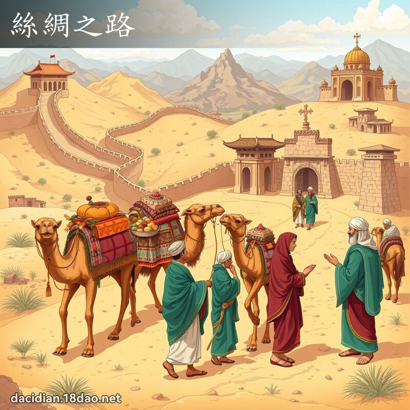 丝绸之路 - 国语大辞典配图