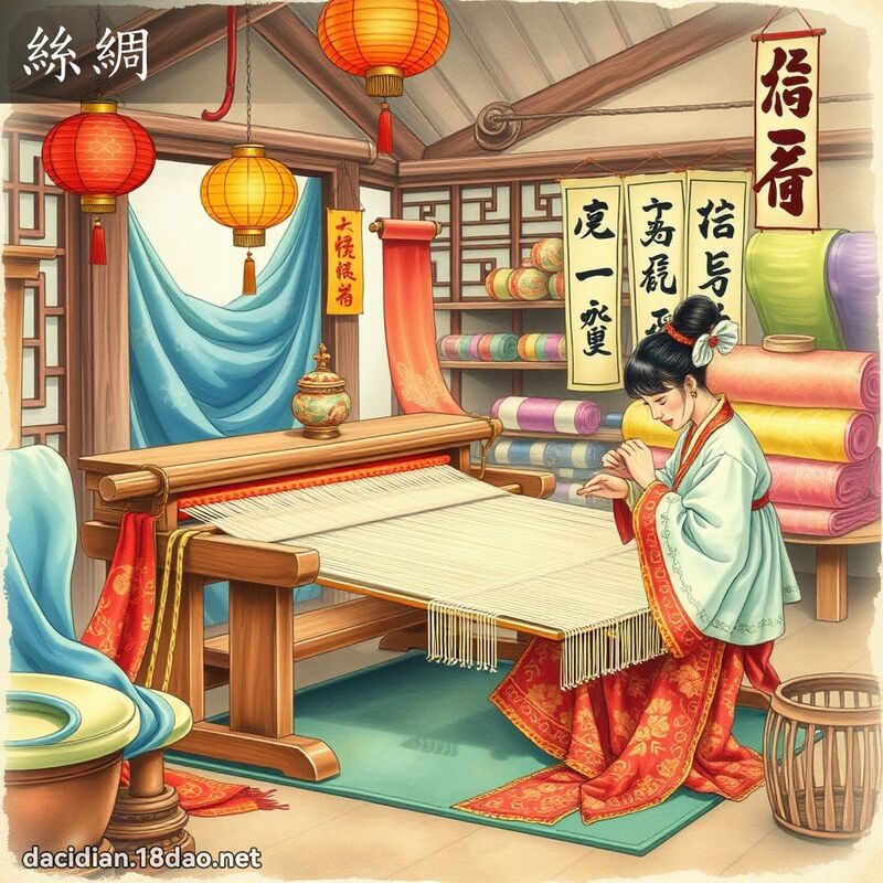 絲綢 - 國語大辭典配圖