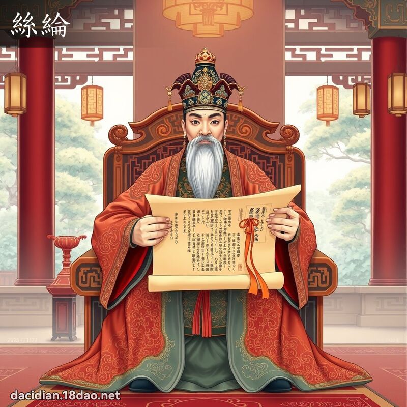 絲綸 - 國語大辭典配圖