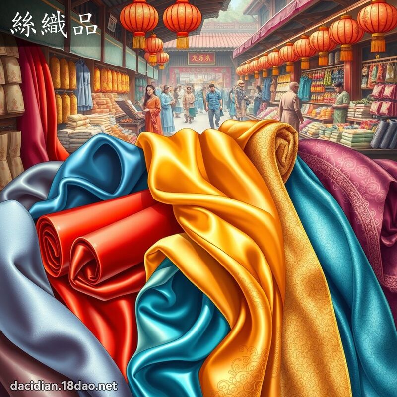 絲織品 - 國語大辭典配圖