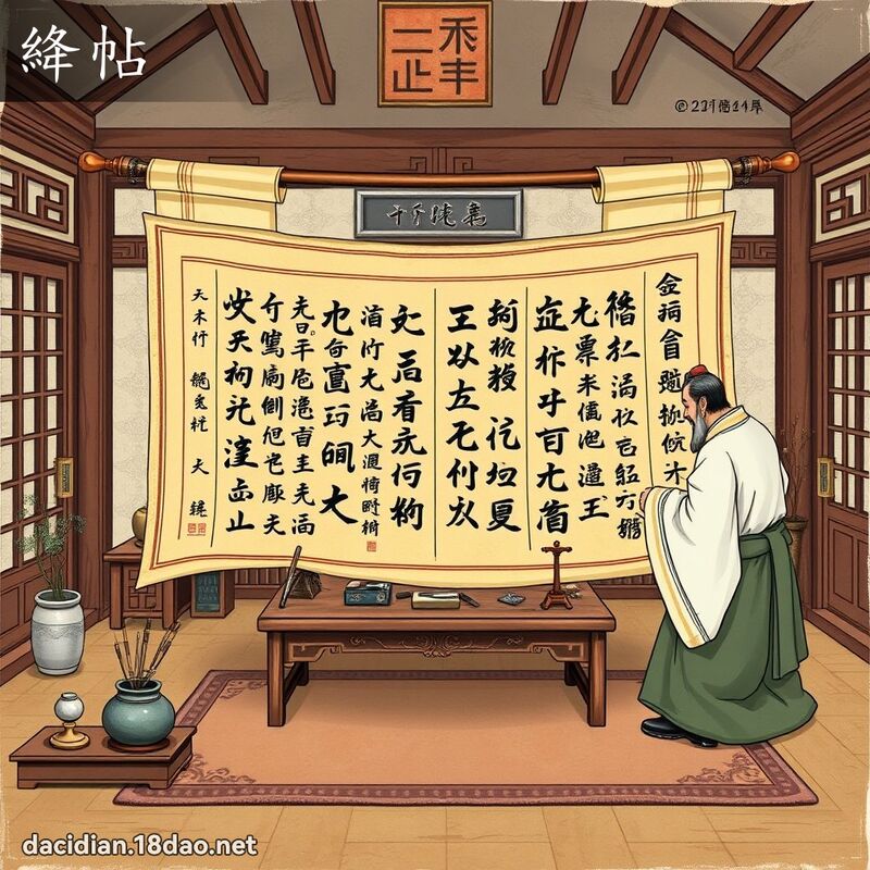 絳帖 - 國語大辭典配圖