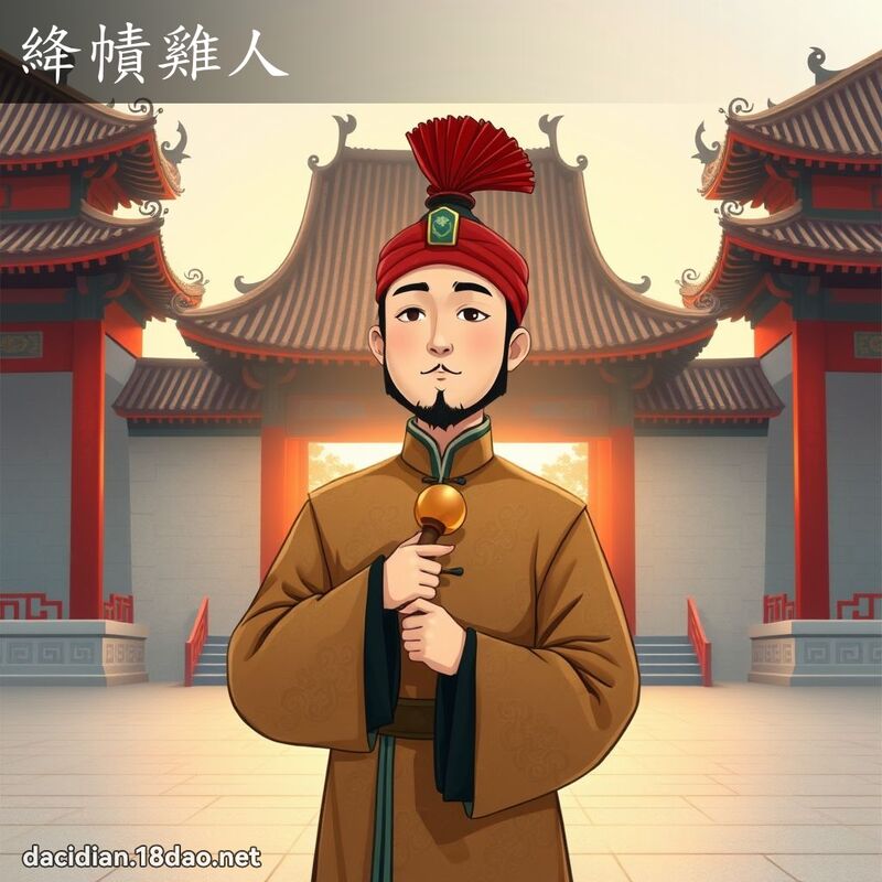 絳幘雞人 - 國語大辭典配圖
