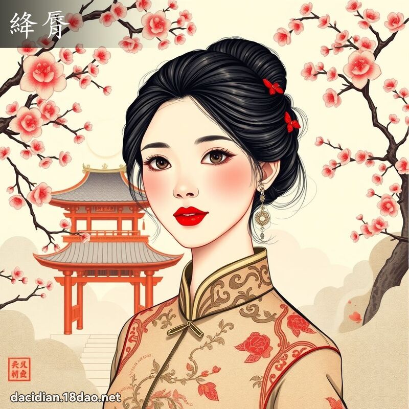 絳脣 - 國語大辭典配圖