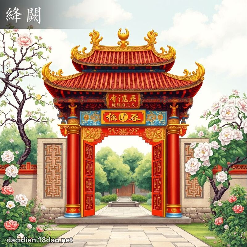 絳闕 - 国语大辞典配图