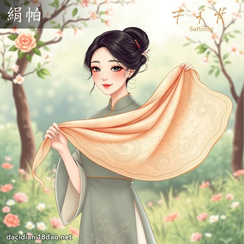绢帕 - 国语大辞典配图