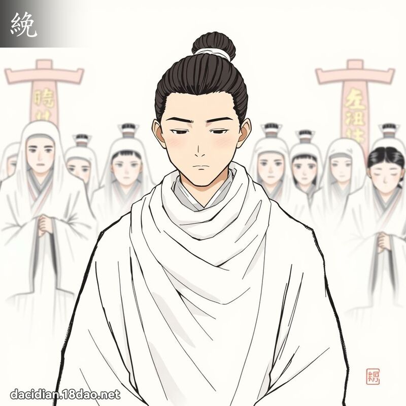 絻 - 國語大辭典配圖