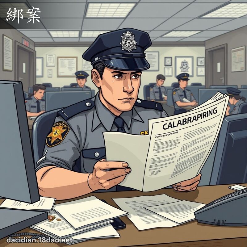 綁案 - 國語大辭典配圖