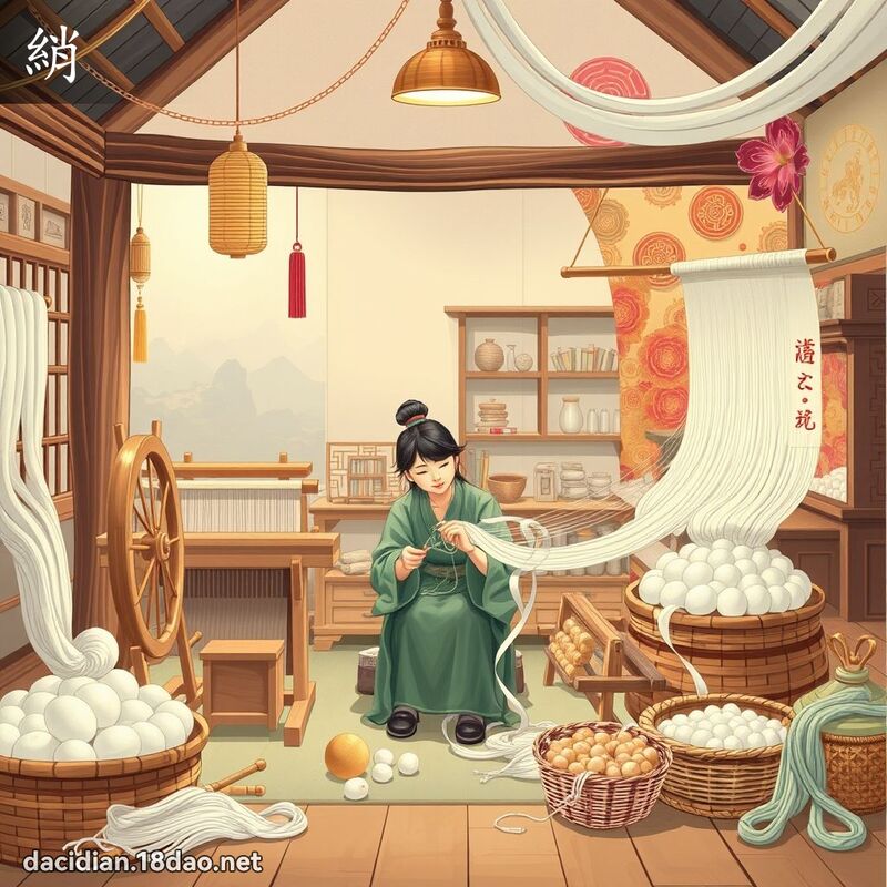 綃 - 国语大辞典配图