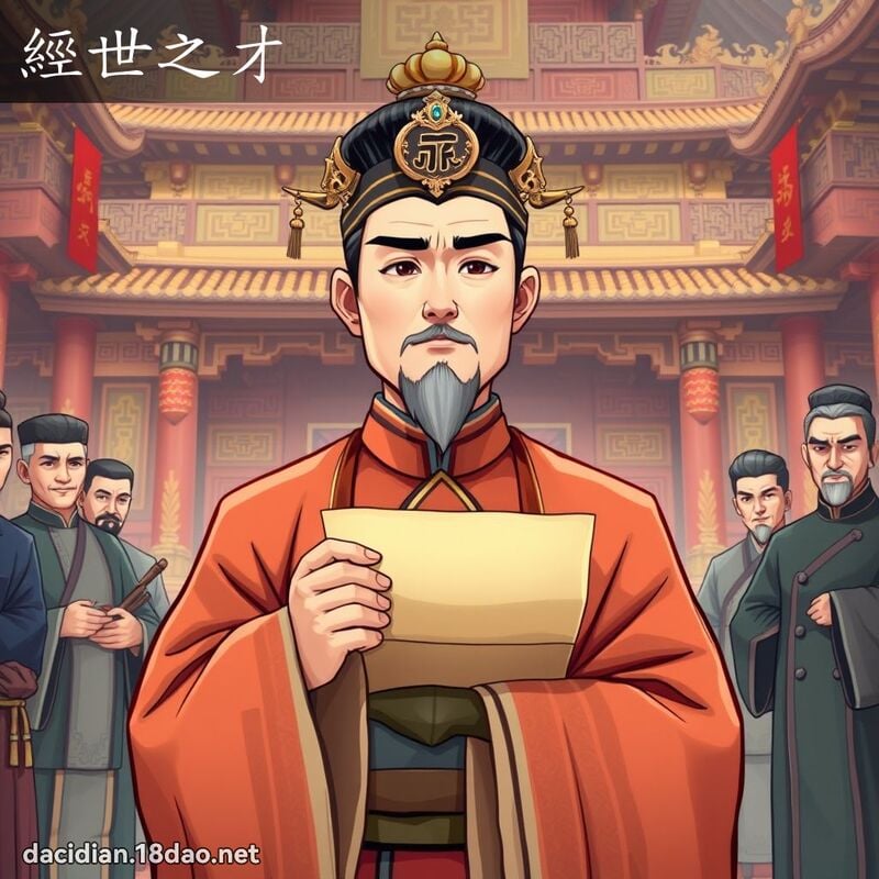 經世之才 - 國語大辭典配圖