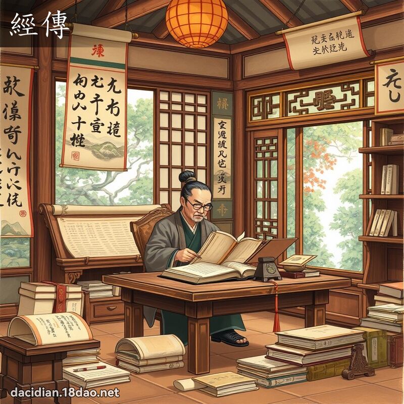 經傳 - 國語大辭典配圖