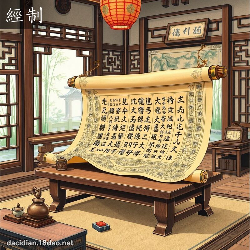 經制 - 國語大辭典配圖