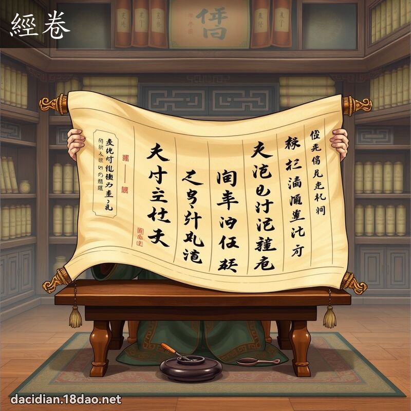 經卷 - 國語大辭典配圖