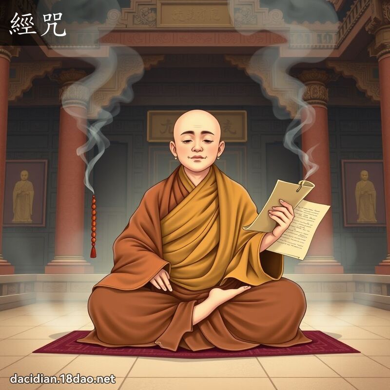 經咒 - 國語大辭典配圖