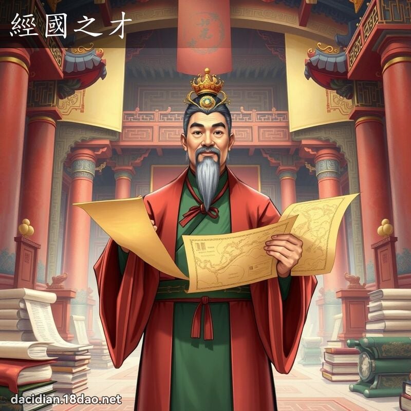 经国之才 - 国语大辞典配图