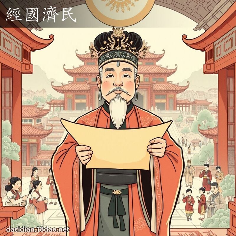 经国济民 - 国语大辞典配图