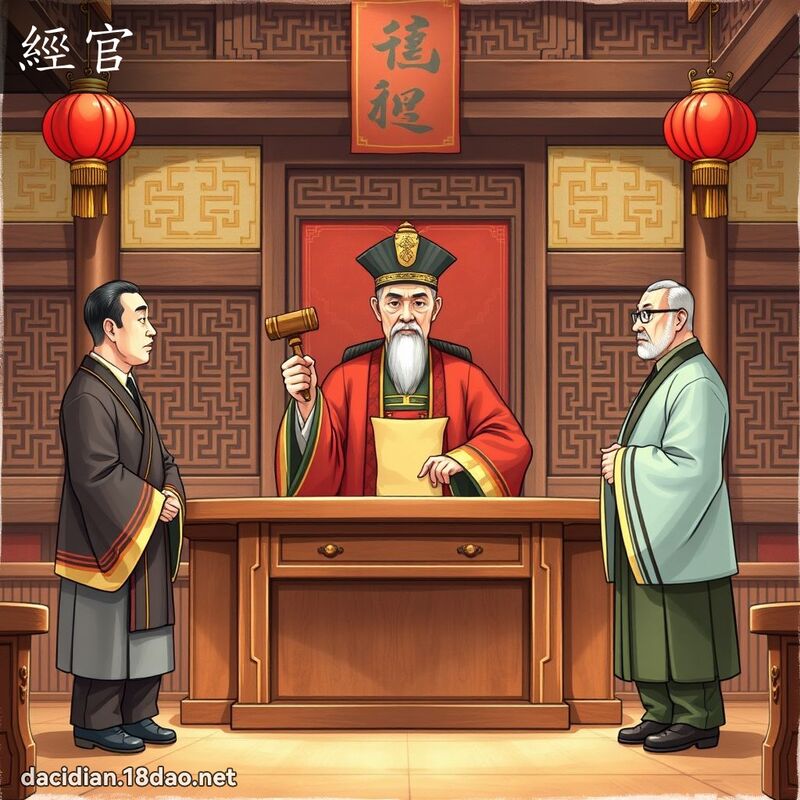 经官 - 国语大辞典配图