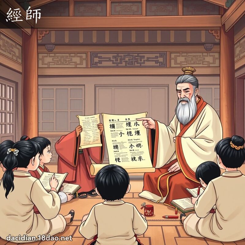 经师 - 国语大辞典配图