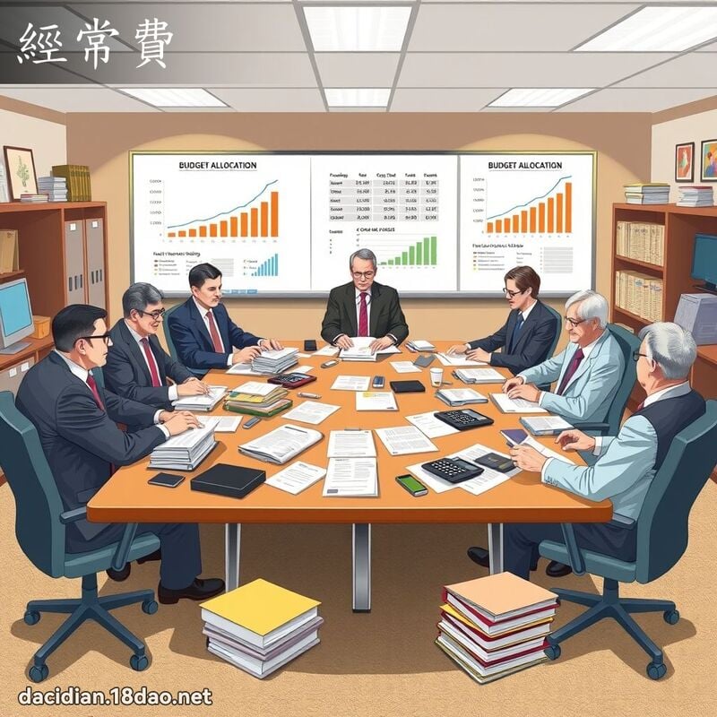 经常费 - 国语大辞典配图