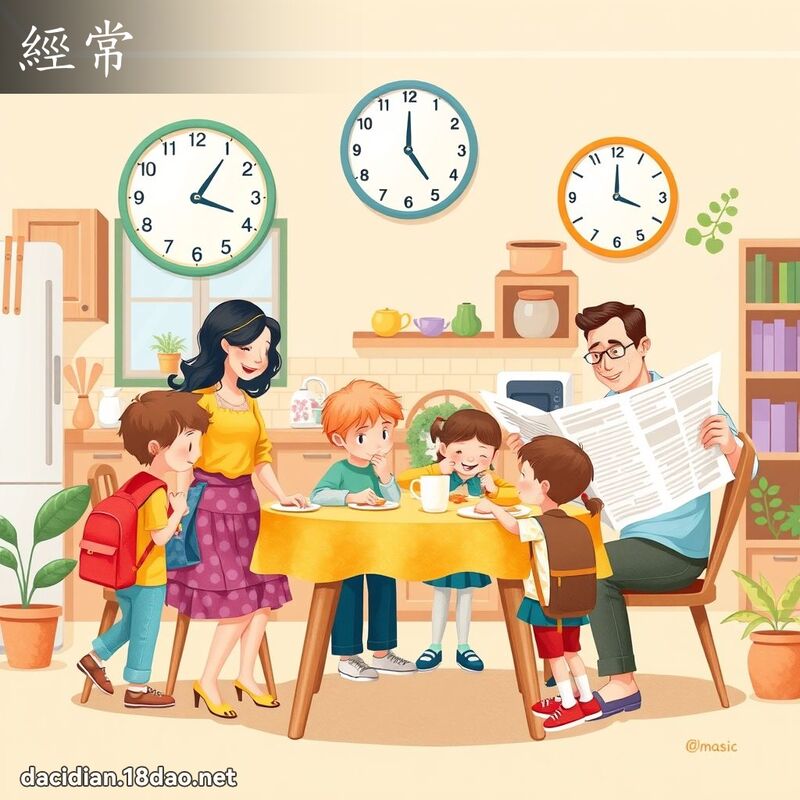 经常 - 国语大辞典配图