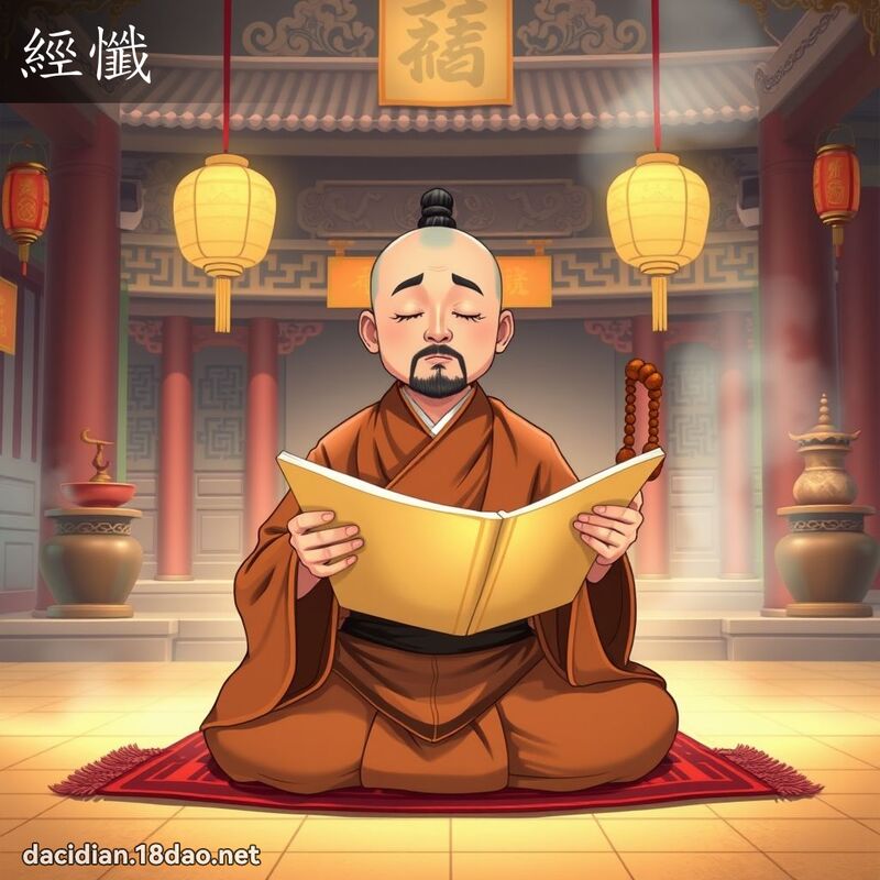 经懺 - 国语大辞典配图