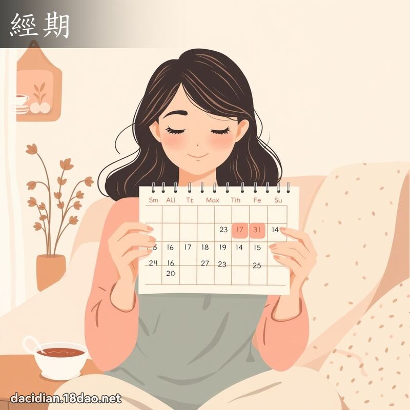 经期 - 国语大辞典配图
