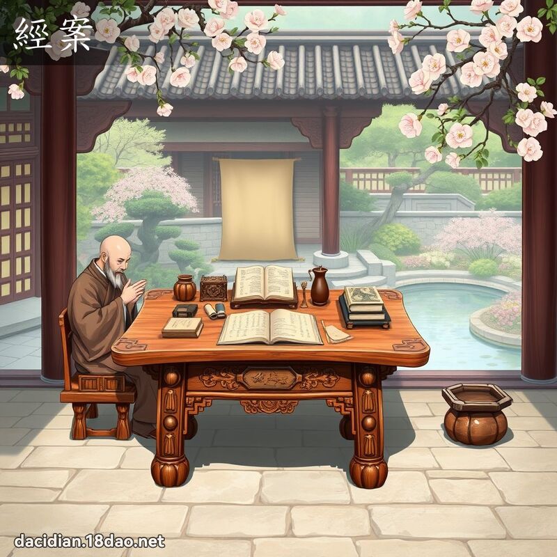 經案 - 國語大辭典配圖