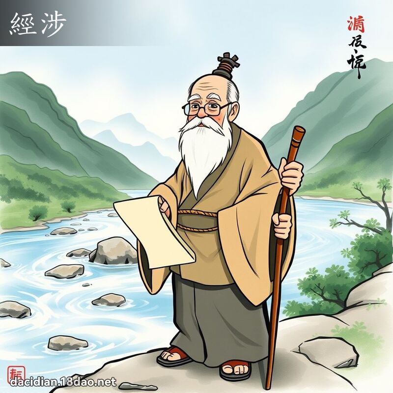 经涉 - 国语大辞典配图