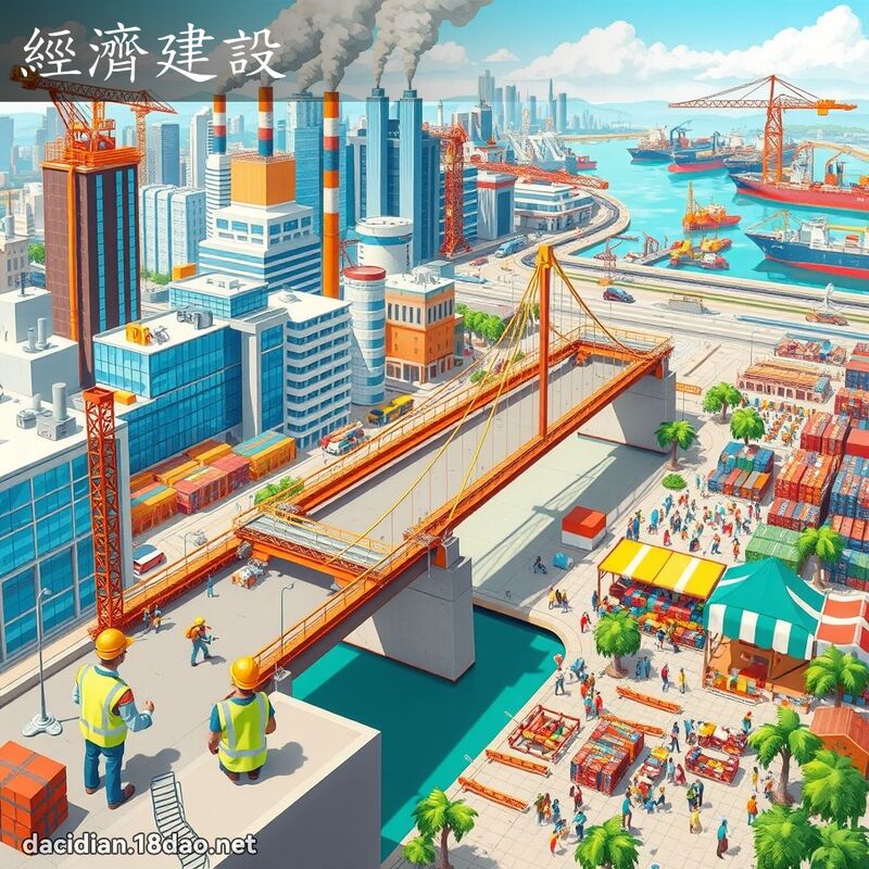 經濟建設 - 國語大辭典配圖
