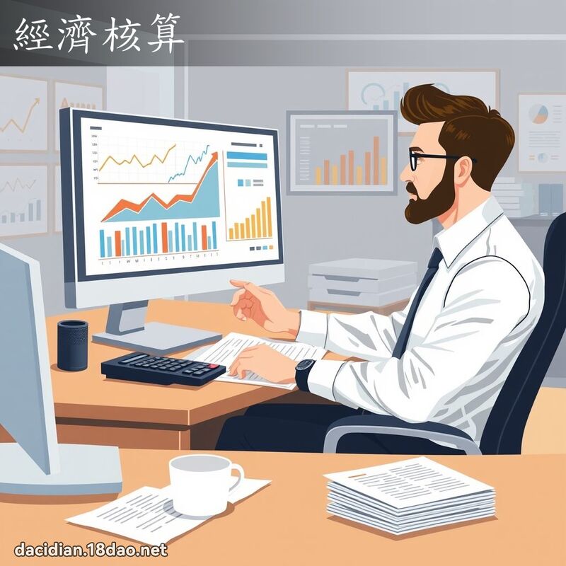 經濟核算 - 國語大辭典配圖