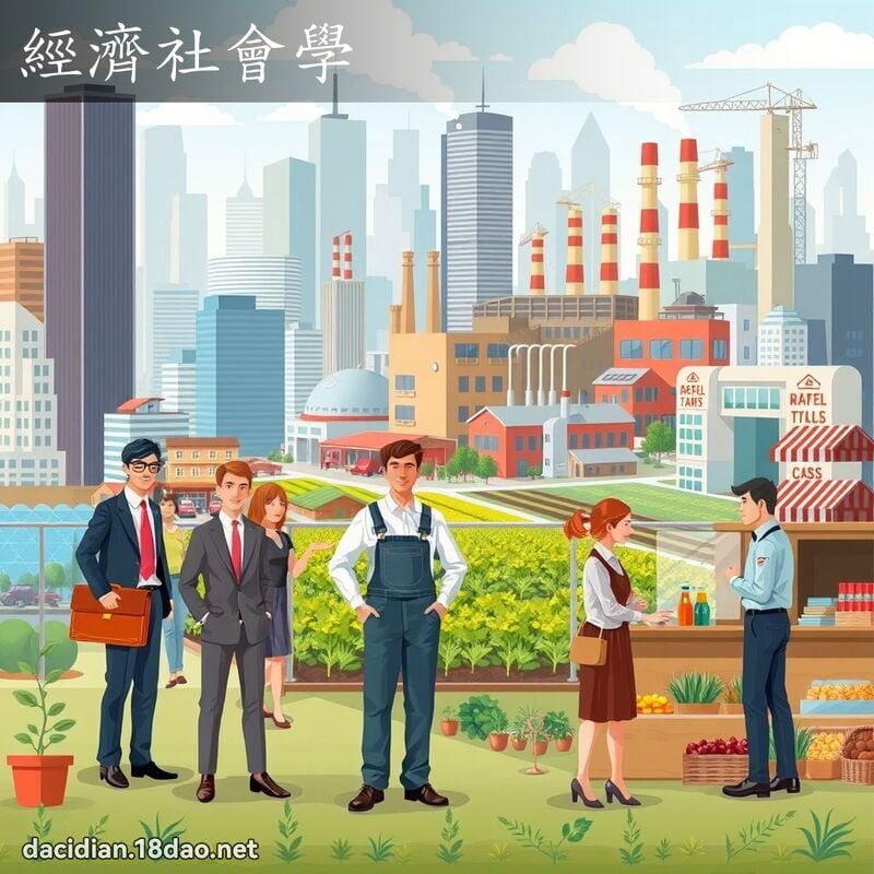 經濟社會學 - 國語大辭典配圖