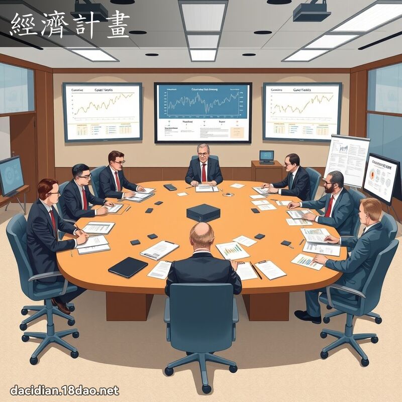 经济计画 - 国语大辞典配图