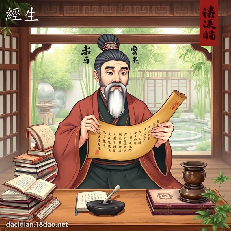 經生 - 國語大辭典配圖