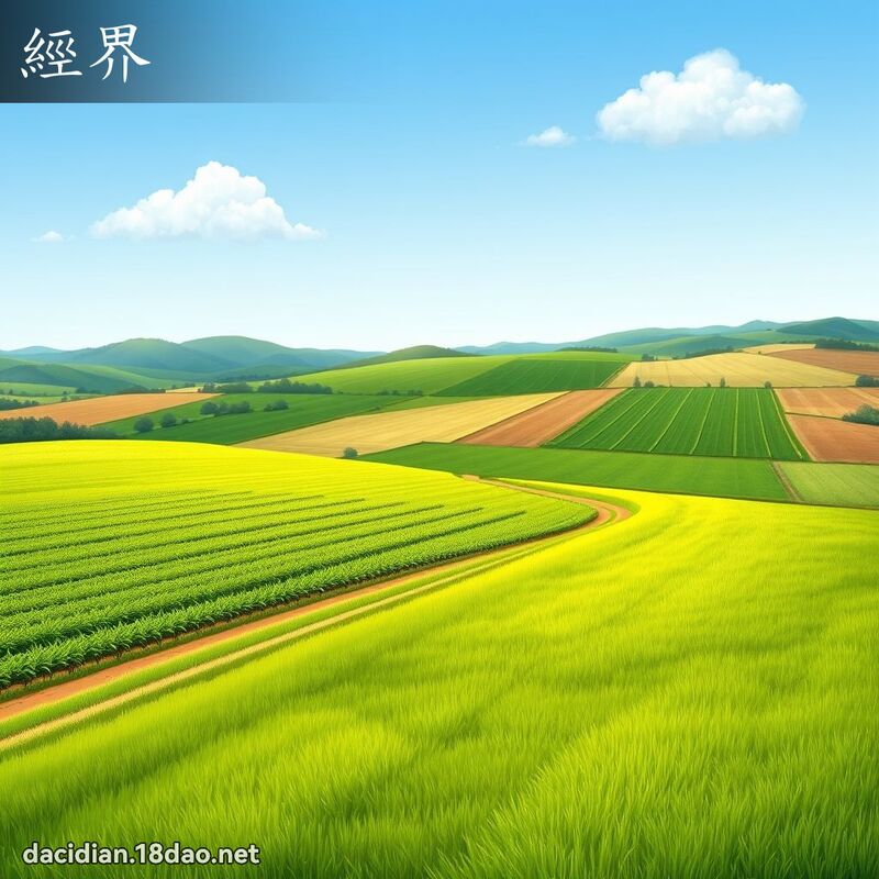 经界 - 国语大辞典配图