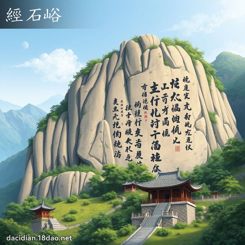 经石峪 - 国语大辞典配图