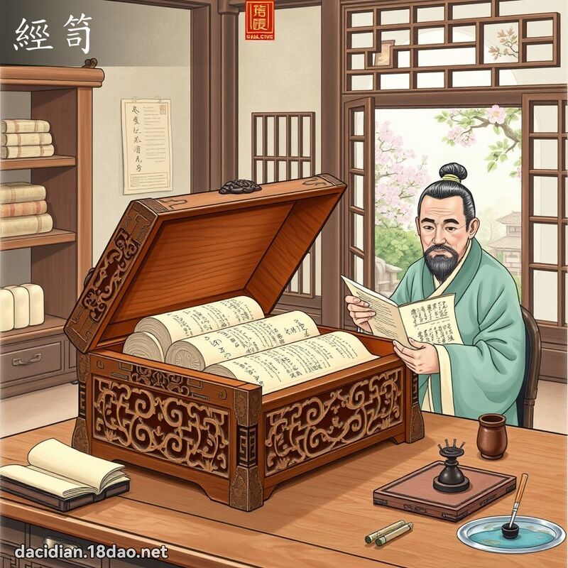经笥 - 国语大辞典配图