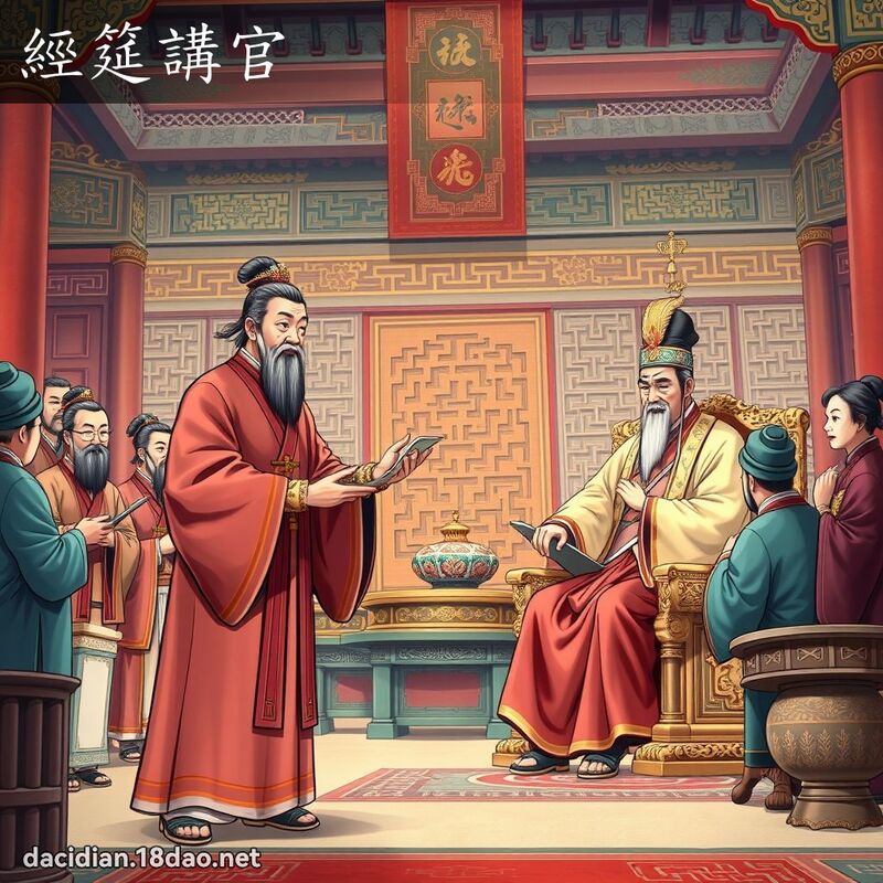 经筵讲官 - 国语大辞典配图