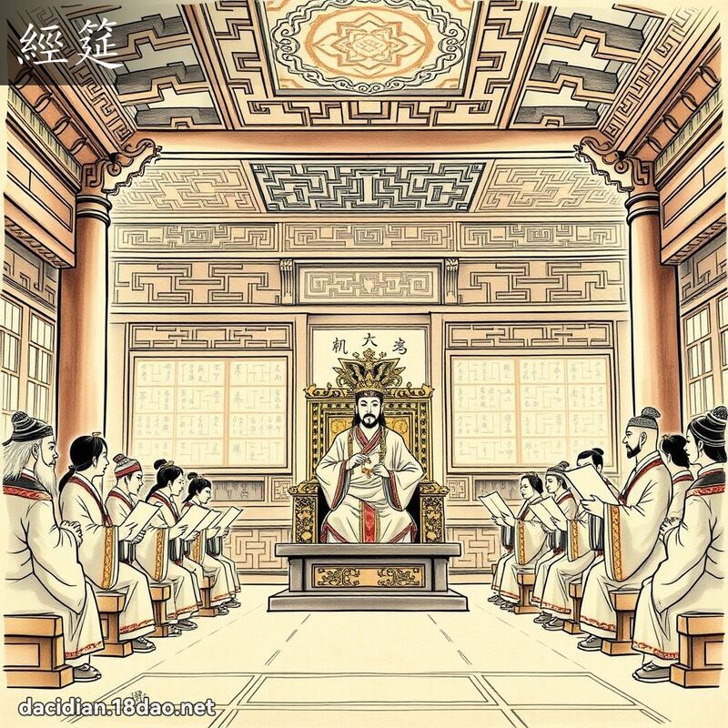 經筵 - 國語大辭典配圖