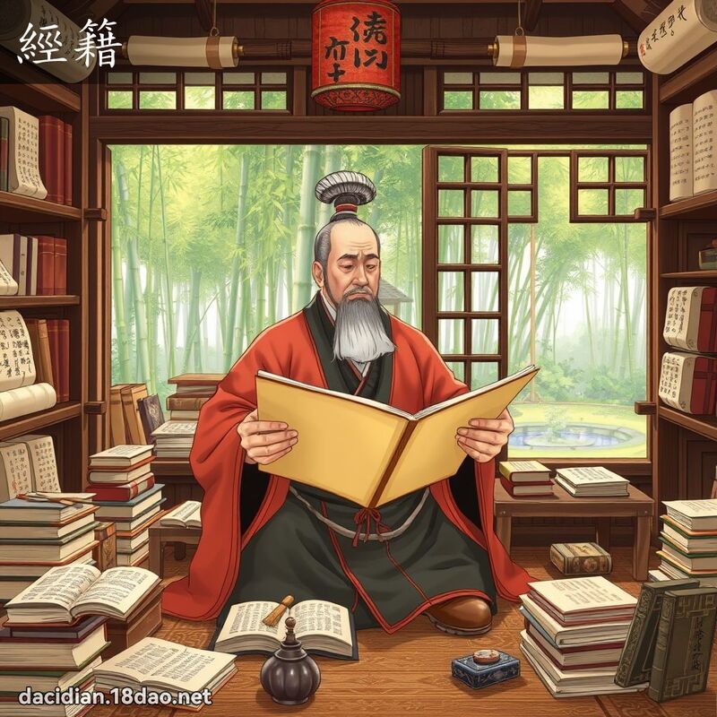 經籍 - 國語大辭典配圖