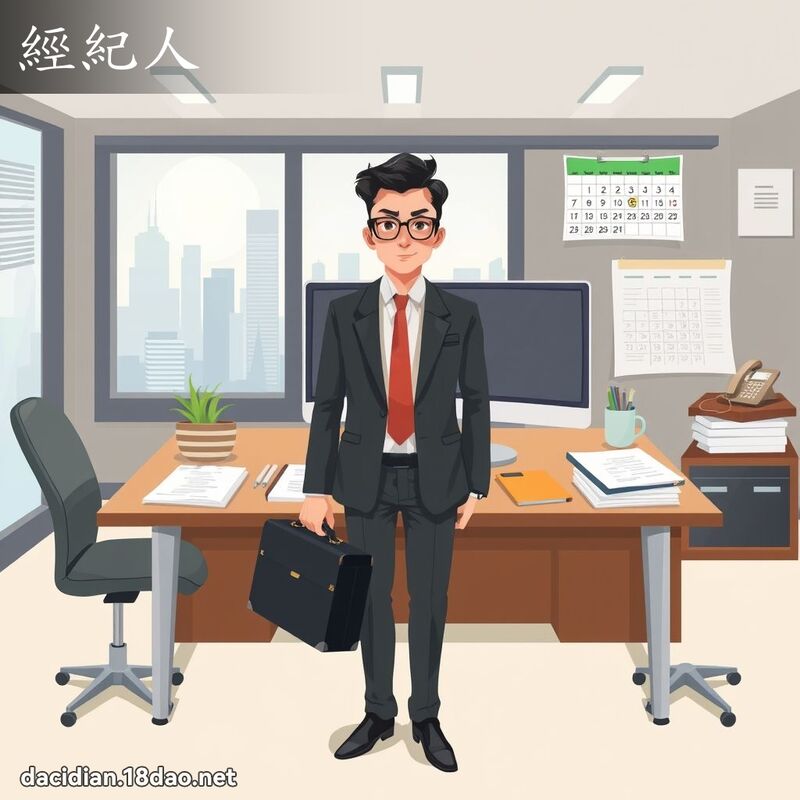 經紀人 - 國語大辭典配圖