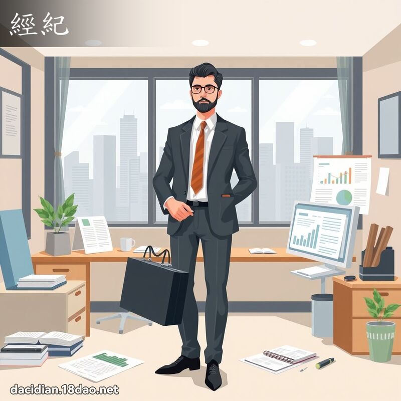 经纪 - 国语大辞典配图
