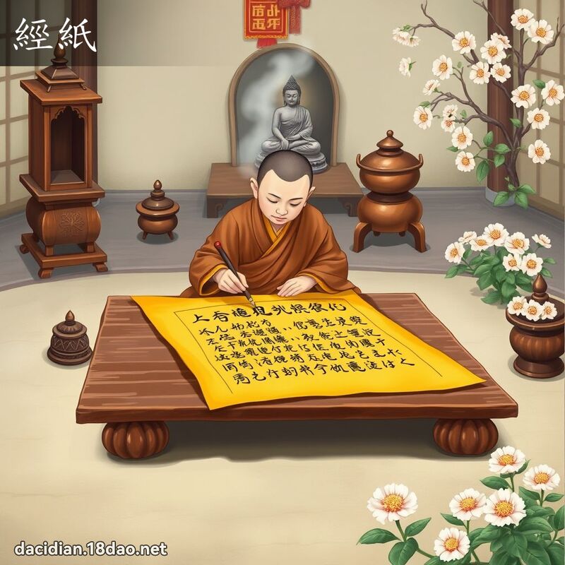 經紙 - 國語大辭典配圖