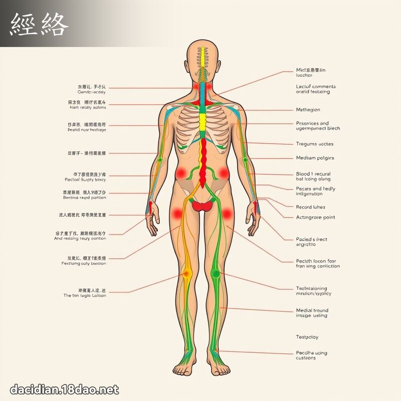 经络 - 国语大辞典配图