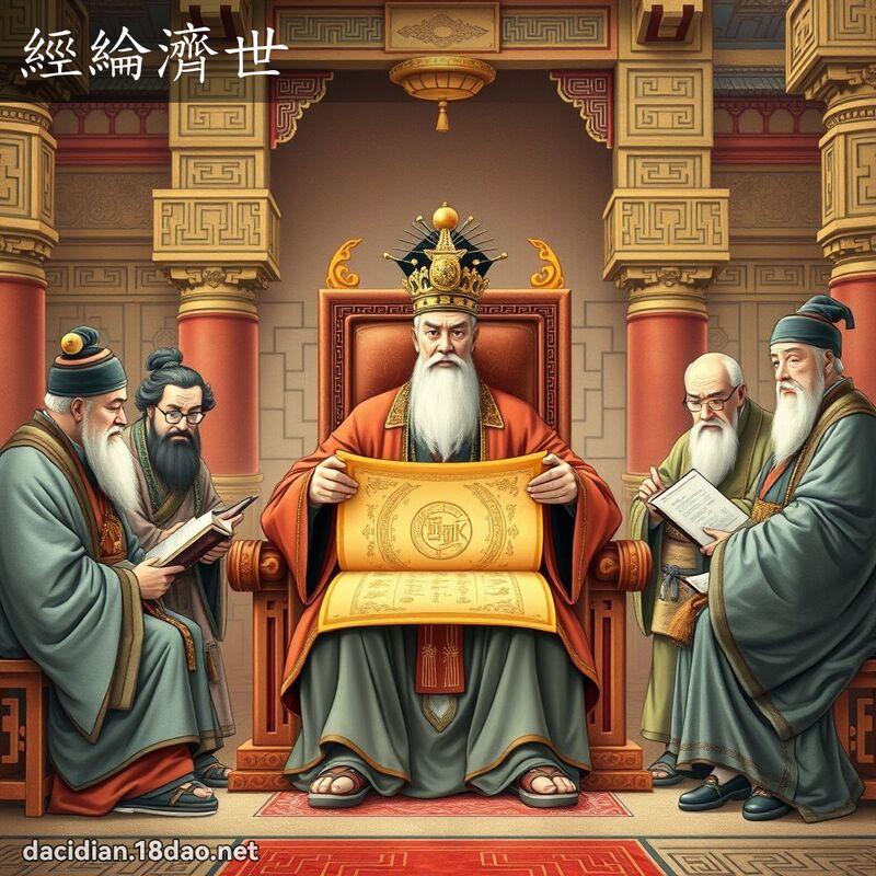 經綸濟世 - 國語大辭典配圖