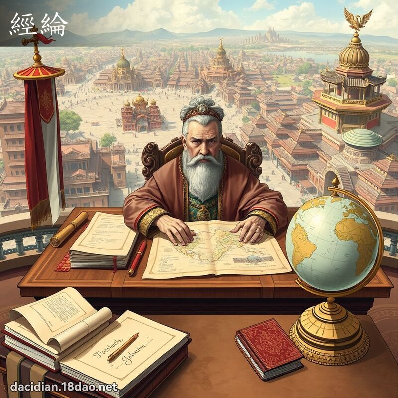 經綸 - 國語大辭典配圖
