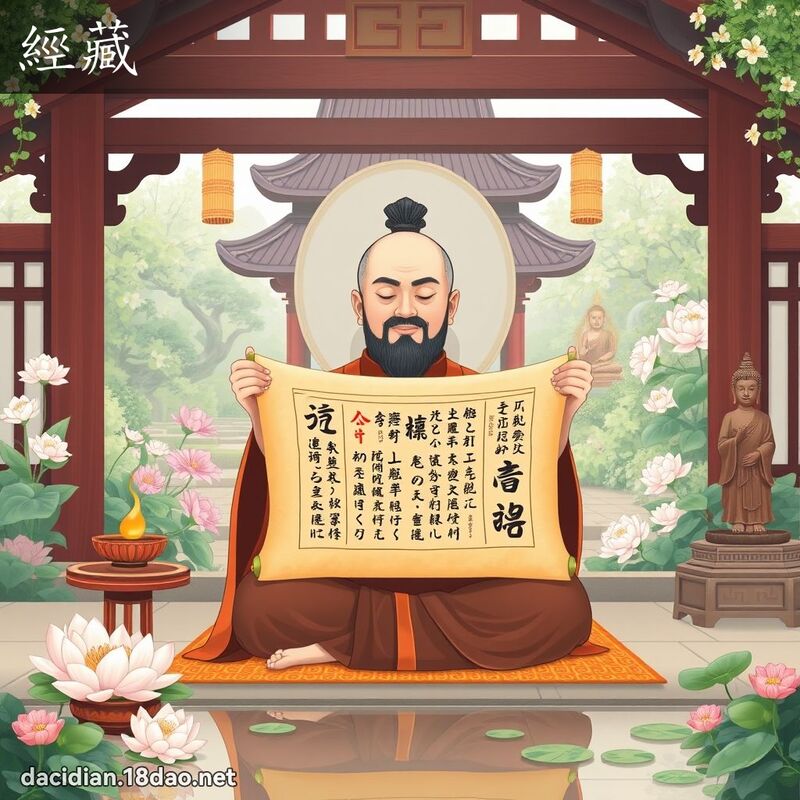 经藏 - 国语大辞典配图