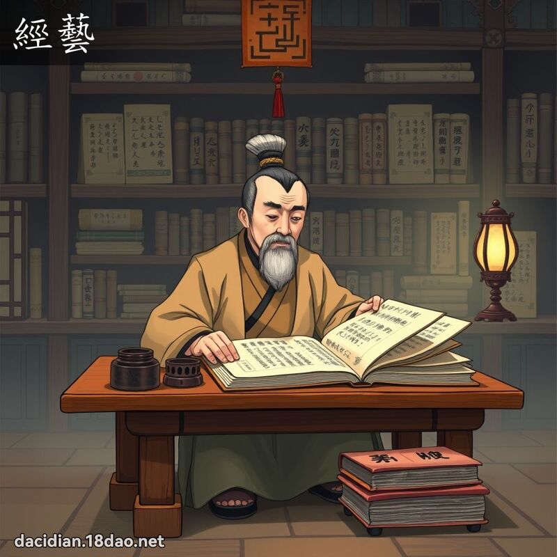經藝 - 國語大辭典配圖