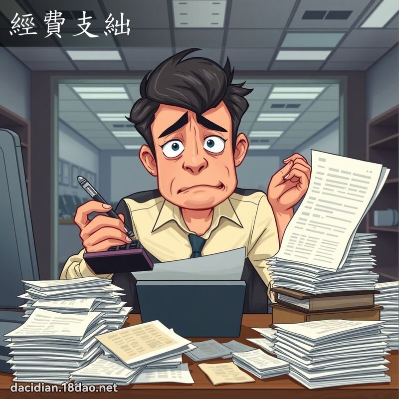 经费支絀 - 国语大辞典配图